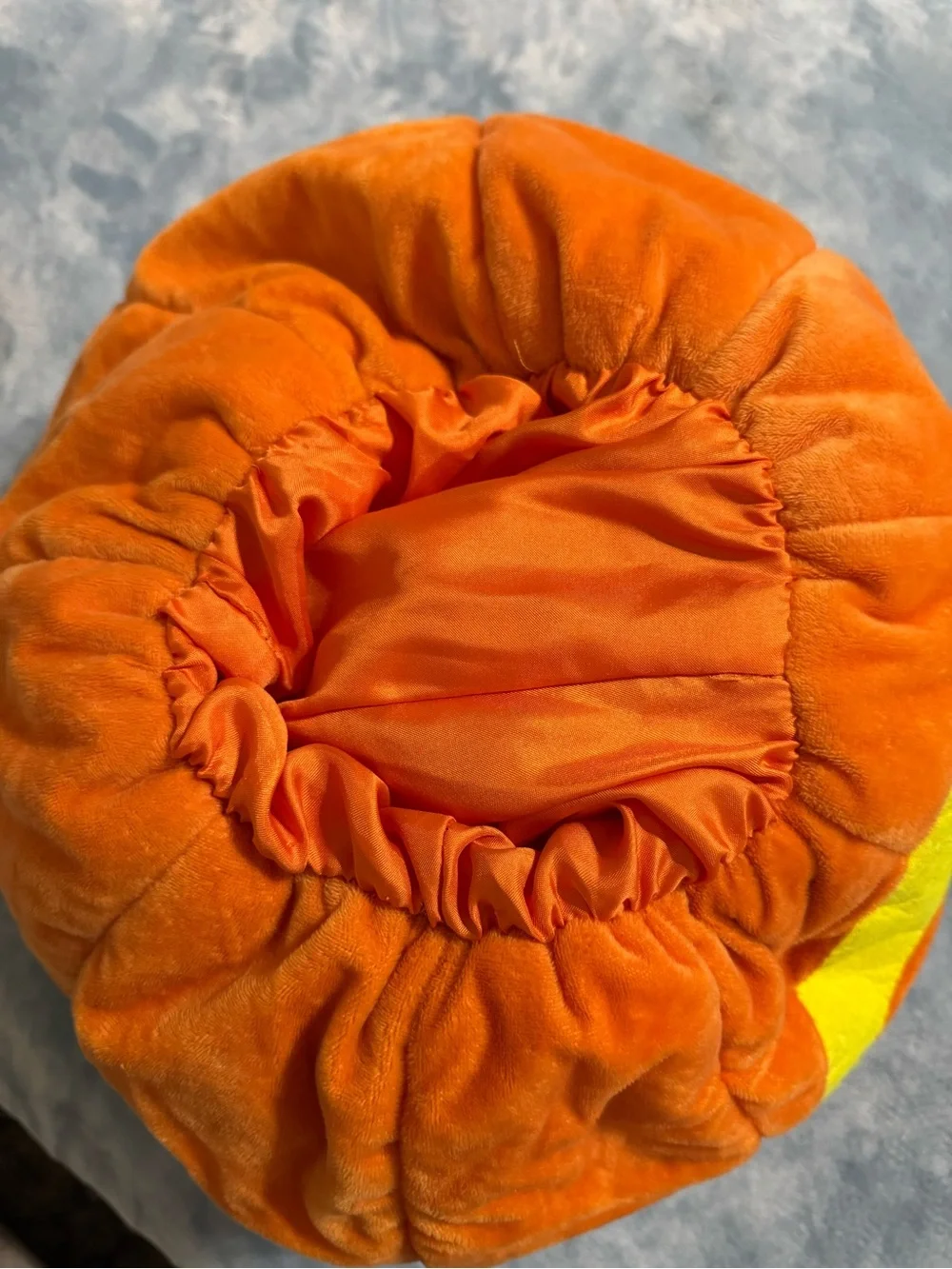 Pottery Barn Kids Orange Pumpkin Jack-O'-Lantern Plush Costume - Picture 4 of 5